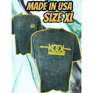 Vintage 90’s Kool Cigarettes Green Tie-Dye T-shirt XL 23x30